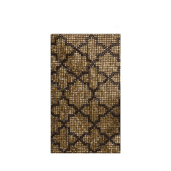 Retrofete Eva Dress in Black and Gold - Picture 4 of 4